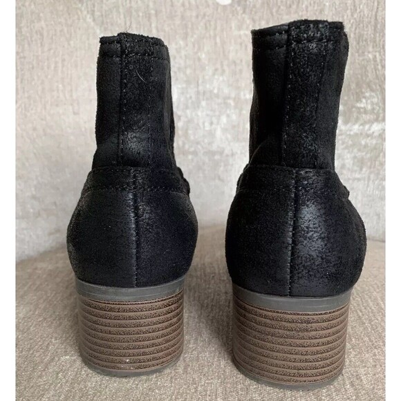 True Craft Women’s Bootie Boots Western Java Black Pull On Style Size 6 - Picture 3 of 8